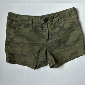 Sanctuary shorts cotton chino utility Camo Sz 27